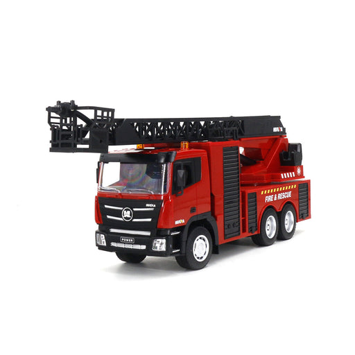 HUINA 1631 1/18 9CH Semi-Alloy Remote Control Engineering Toy Fire Climbing Rescue Aerial Ladder Vehicle-RC Toys China-RC Toys China