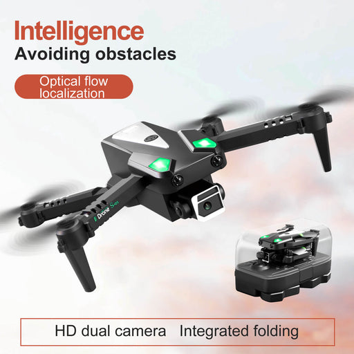 S125 Mini Folding Radio-controlled Aircraft Obstacle Avoidance Optical Flow Fixed HD Dual Camera Children Remote Control UAV-RC Toys China-RC Toys China