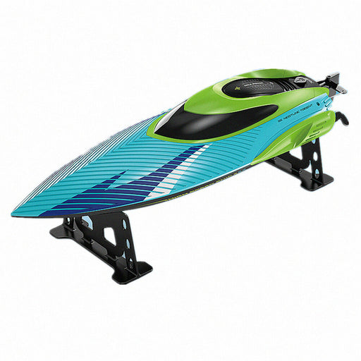4DRC S3 2.4G 45km/h RC Boat Fast High Speed Capsized Reset LED Light Water Model Remote Control Toys RTR Pools Lakes Racing Kids Children Gift-RC Toys China-Green-RC Toys China