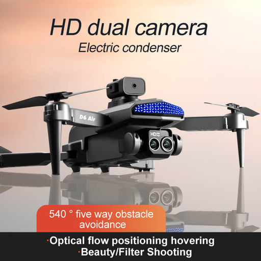 D6 Air Optical Flow Obstacle Avoidance High-definition Aerial Photography Quadcopter Radio-controlled Aircraft Toys-RC Toys China-RC Toys China
