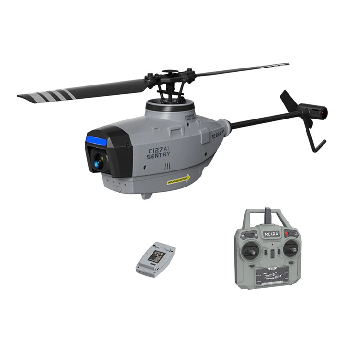 RC ERA C127AI 2.4G 4CH Brushless 6-Axis Gyro 720P Wide-angle Camera Optical Flow Localization Altitude Hold Flybarless Intelligent Hover RC Helicopter-RC Toys China-1 battery-RC Toys China