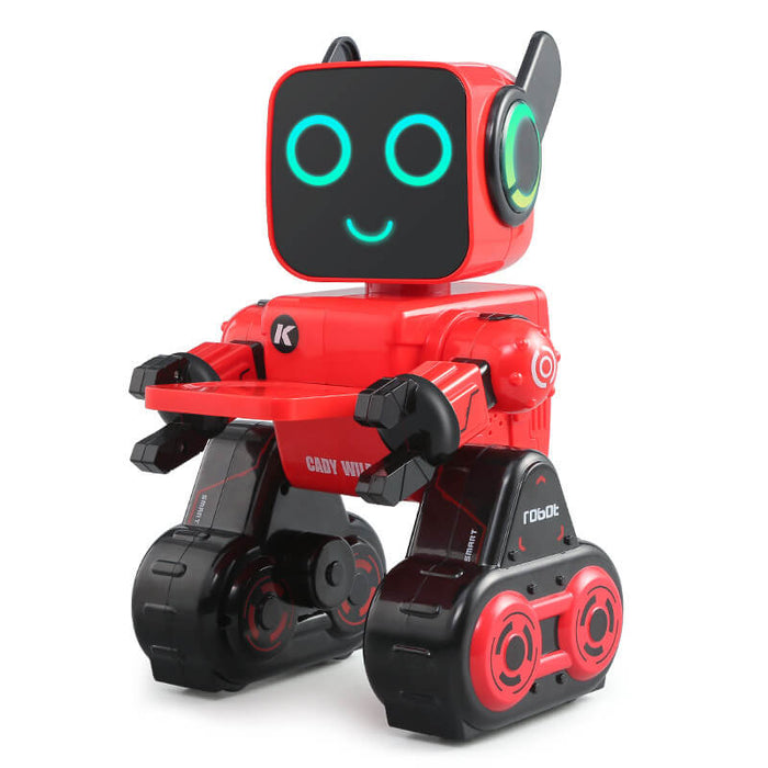 JJRC R4 Kidiwayle Intelligent Programming Robot with Voice Control Gesture Recognition for Kids and Beginners-RC Toys China-red-RC Toys China