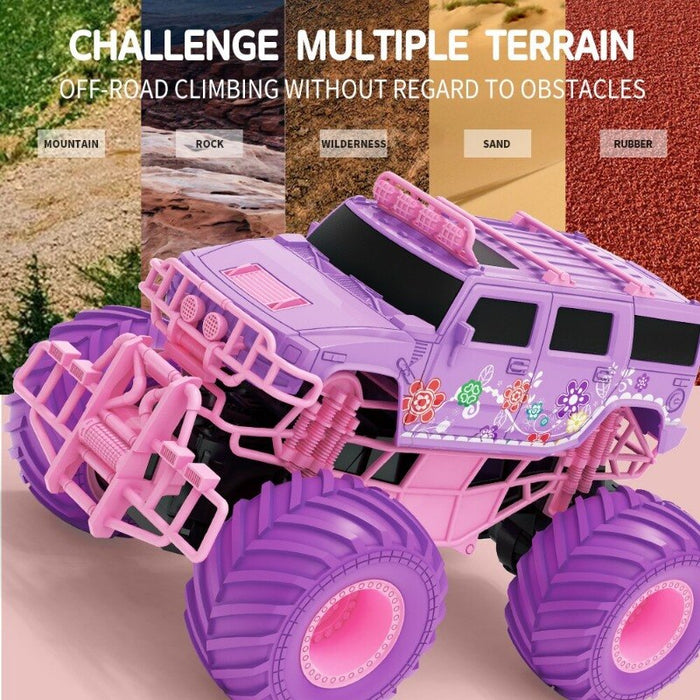 Q157 Climbing Car 2.4G Barbie Color Series Off-road Toy Car Beetle Shape Rechargeable Remote Control Car Girl's Toys-RC Toys China-RC Toys China