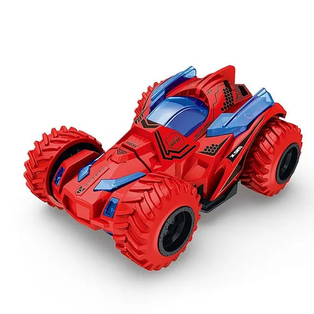 SUV Stunt Flip Transforming Toy Car Four Wheel Drive Inertia Cool Lighting ABS Material Is Safe Non Toxic Giving Children Gifts