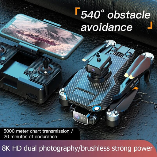 New P8 Brushless 8K HD Dual Camera GPS Four Axis Optical Flow UAV Obstacle Avoidance-RC Toys China-RC Toys China