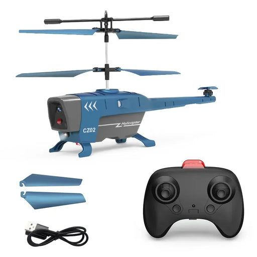 CZ02 2.5 Channel Remote-controlled Aircraft Induction Intelligent Obstacle Avoidance Helicopter Drone for Kids