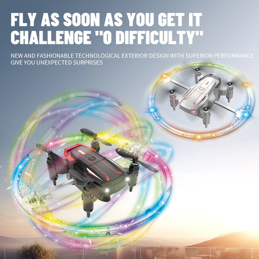 BK2 Four Axis RC Aircraft LED Light Strip Stunt Rotation 360 Degree Aperture Fixed Height  Remote Control Airplane Toy