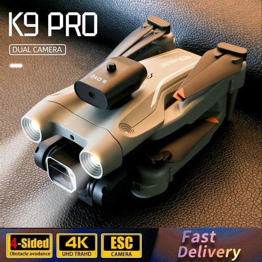 New K9Pro RC Drone 4K Professional with 1080P Wide Angle Optical Flow Localization Quadcopter Vs Z908/K9 Pro with Camera-RC Toys China-RC Toys China