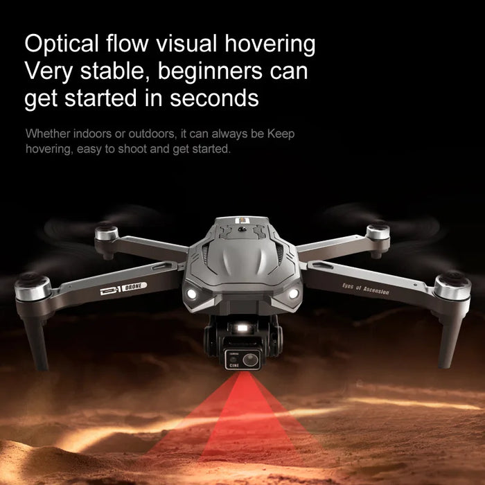 Obstacle Avoidance Drone 150 °Electrically Adjustable Four Axis Aircraft Optical Flow Aerial Photography Aircraft