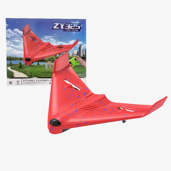 ZHIYANG ZY-325 225mm Wingspan EPP 2.4GHz RC Airplane Glider RTF Built-in Gyro With LED Light-RC Toys China-red-RC Toys China