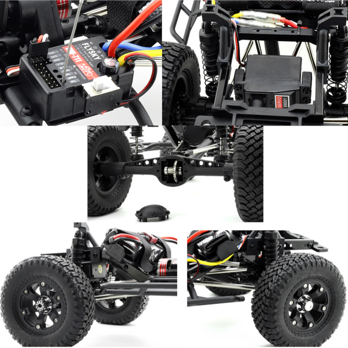 RGT 136100V3 Rock Cruiser 1/10 RC Car 2.4G 4WD 4CH Off-Road Waterproof Vehicle Model Crawler with LED Headlight-RC Toys China-RC Toys China