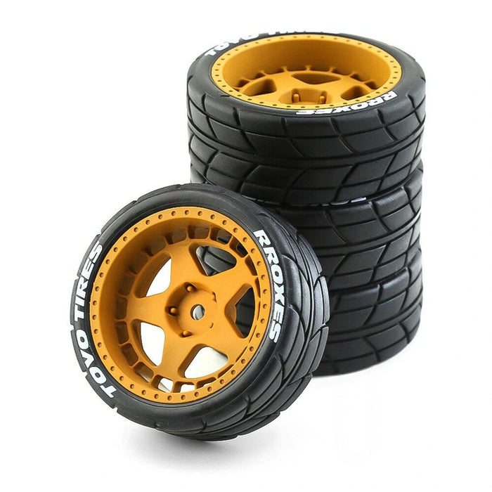 4PCS Drift Rally RC Tires Wheels 12mm Hex for Wltoys HPI KYOSHO TAMIYA TT02 XV0 1/10 Car-RC Toys China-RC Toys China