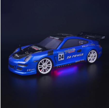Racing 1/16 2.4G 4WD ROCKET S16 Drift Brushless Flat Sports Drift RC Car Vehicle Models Off Road Truck Machine Toy Gift-玩具-RC Toys China-blue-RC Toys China