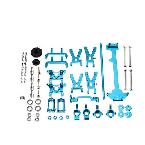 1 Set Metal Replacement Complete Upgrade Parts Kit for 1/18 WLtoys A959-B A969-B A979-B K929-B Electric RC Car Off-Road Buggy-玩具-RC Toys China-A959-02B-RC Toys China