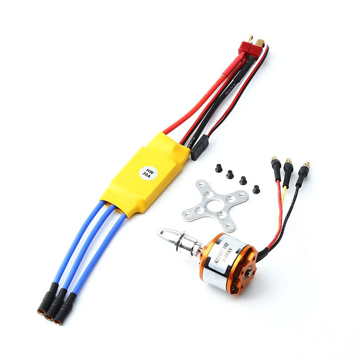 XXD 2212 KV1400 2-3S Brushless Motor With 30A ESC 9g Servo 8060 Propeller Power Combo For RC Airplane Fixed Wing-rc accessory-RC Toys China-RC Toys China