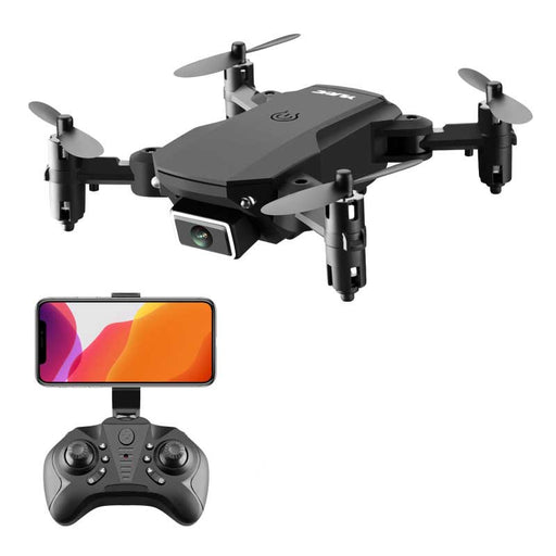S66 Mini Pocket Drone With 4K 1080P Dual Camera Headless Mode Air Pressure Altitude Hold Foldable RC Quadcopter RTF-RC Toys China-Black-RC Toys China