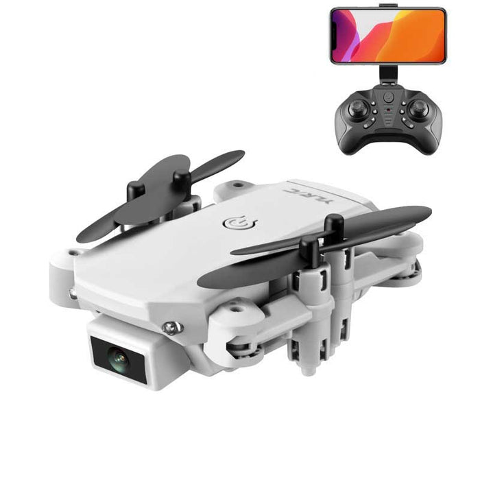 S66 Mini Pocket Drone With 4K 1080P Dual Camera Headless Mode Air Pressure Altitude Hold Foldable RC Quadcopter RTF-RC Toys China-Grey-RC Toys China