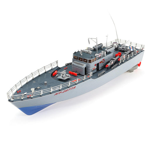 1/115 2.4G EHT-2877 Missile Destroyer RC Boat 4km/h With Two Motor And Light Vehicle Models-RC Toys China-RC Toys China