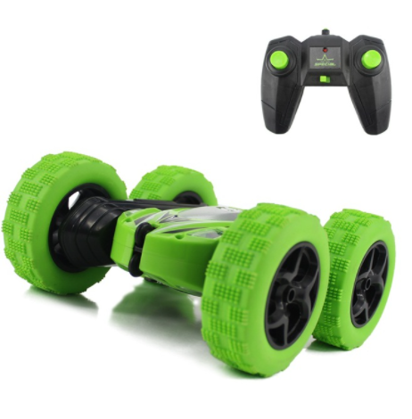 RC Car 2.4G 4CH Stunt Drift Deformation Buggy Car Rock Crawler Roll Car 360 Degree Flip Kids Robot RC Cars Toys for Gifts-玩具-RC Toys China-green-RC Toys China