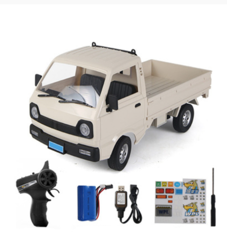 Suzuki Carry 1:10 2WD RC Car Simulation Drift Climbing Truck LED Light on-road 260 Brushed Motor D12 for Kids Gifts Toys-玩具-RC Toys China-white-RC Toys China