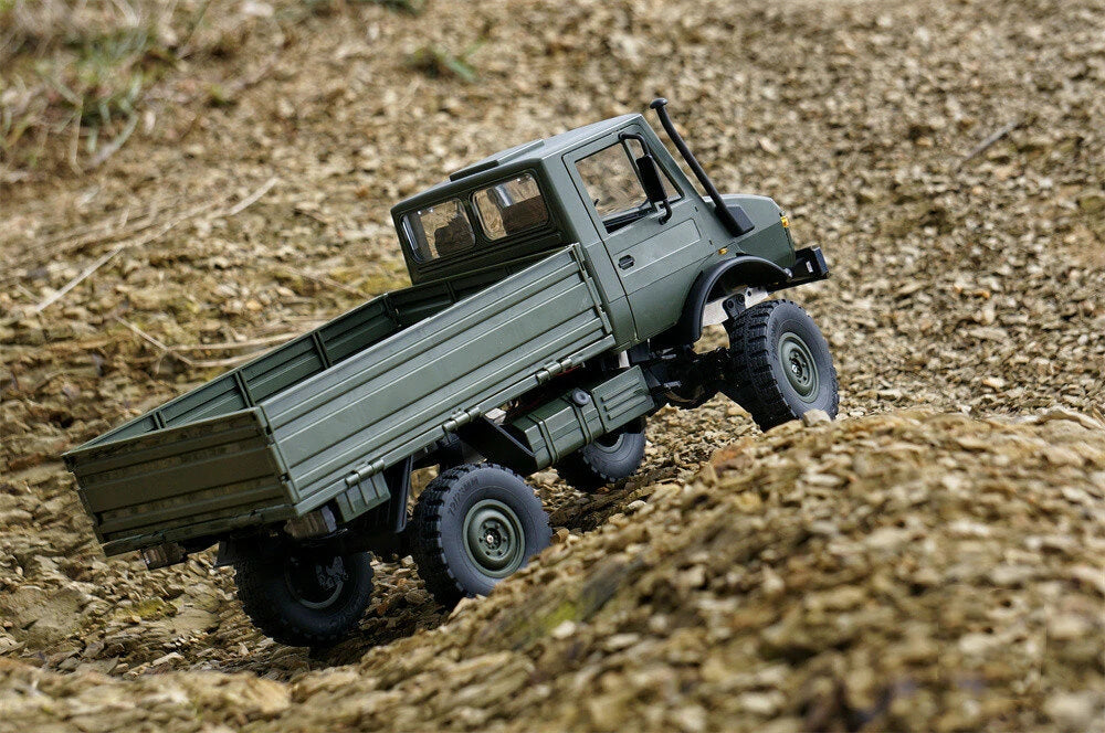 LDR/C LD-P06 1/12 2.4G RWD RC Car Unimog 435 U1300RC w/ LED Light Military Climbing Truck Full Proportional Vehicles Models Toys-rc car-RC Toys China-RC Toys China