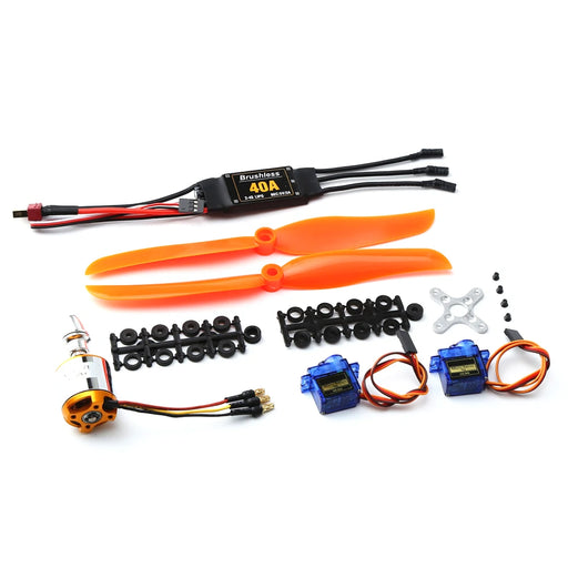 XXD 2217 KV1250 Brushless Motor With 40A ESC 9g Servo 8060 Propeller Power Combo For RC Airplane Fixed Wing-rc accessory-RC Toys China-RC Toys China
