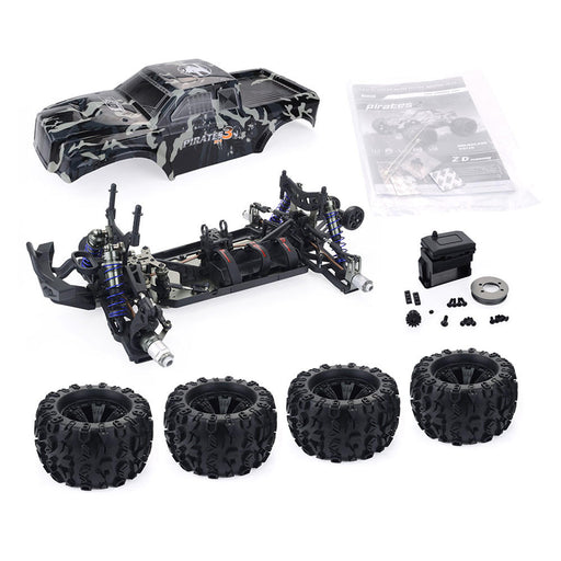 ZD Racing Camouflage Color MT8 Pirates3 1/8 4WD 90km/h Brushless RC Car Kit without Electronic Parts-RC Toys China-RC Toys China