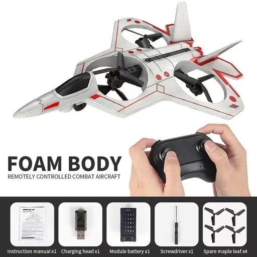 ZY221 Stunt Fighter Foam Drone with Headless Mode Altitude Hold 360° Rolling Circle Around RC Drone Quadcopter RTF - One Battery-rc drone-RC Toys China-One Battery-RC Toys China