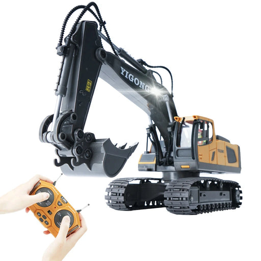 1044 RC Excavator 1/24 2.4GHz 9CH RC Car Construction Engineering Truck 40min Playing Time Vehicles with Light Music Gift Toys for Kids-RC Toys China-RC Toys China