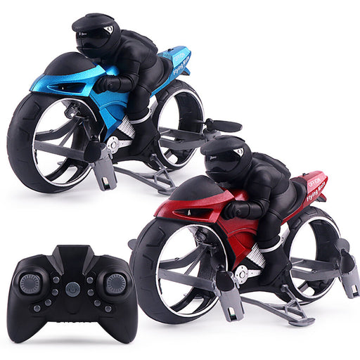2.4G 2 In 1 Land RC Car Vehicle Motorcycle Flying Drone RTR Model Toy-RC Toys China-RC Toys China