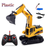 ZHENDUO 124 RC Excavator Toys 2.4Ghz 6 Channel Remote Control Engineering Car Metal and Plastic Vehicle RTR for Kids Gift C3-玩具-RC Toys China-Plastic-RC Toys China