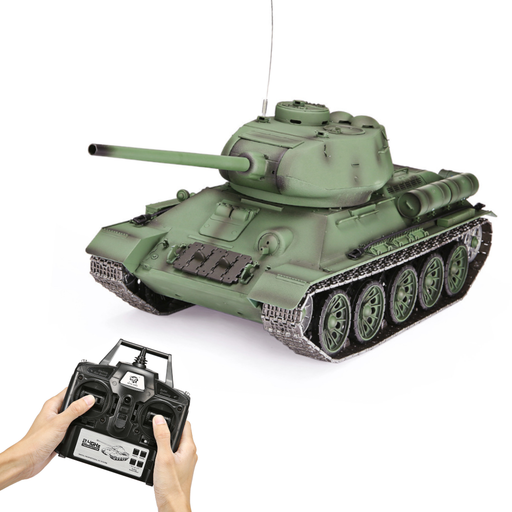 Henglong 3909-1 T-34 1/16 RC Tank RTR 2.4G 320-Degree Rotating Turret with Simulation Sound and Smoke Effect Full Proportion Remote Control-RC Toys China-RC Toys China