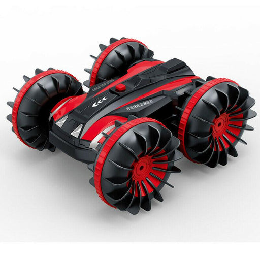 1:18 Remote Control 2.4Ghz 4WD Amphibious RC Stunt Car-rc car-ZHENDUO-red-1 battery-RC Toys China