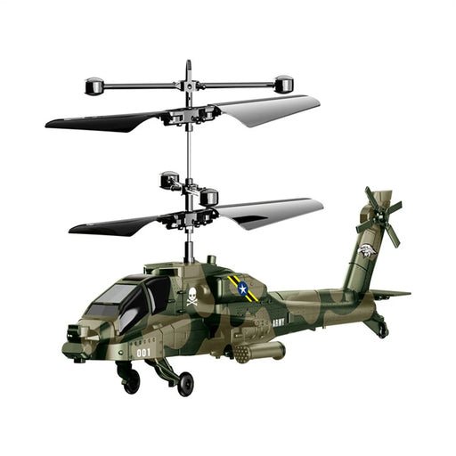 2CH Flying Helicopter Toys USB Rechargeable Induction Hover Remote Control For Over Kids Indoor And Outdoor Games-RC Toys China-green-RC Toys China