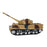 1/32 RC Tank Model 2.4G 4CH Crawler Tank Sound Effects Military Tank RC Car Toy For Boys-RC Toys China-yellow-RC Toys China