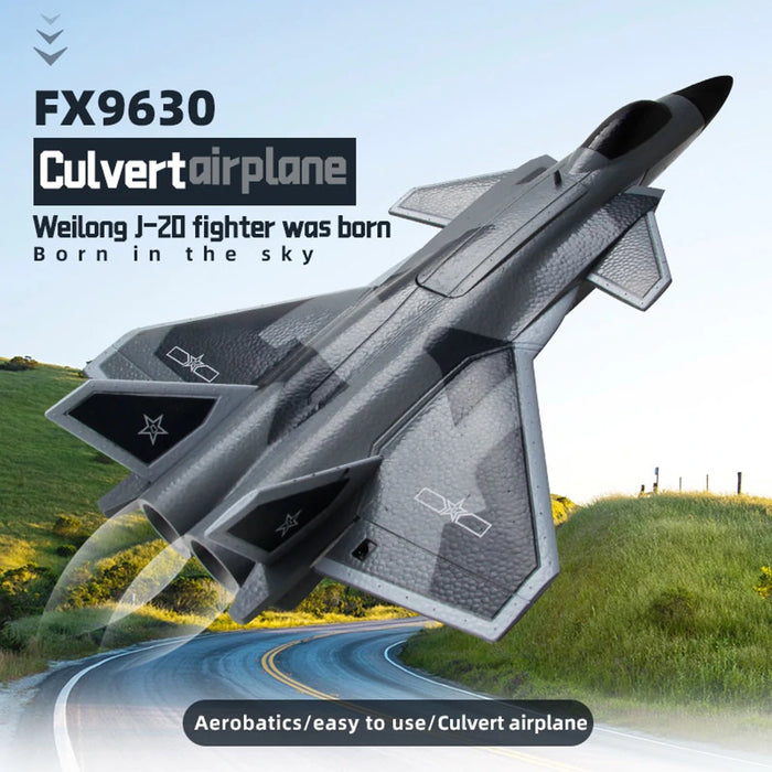 Flybear FX9630 J-20 Fighter 315mm Wingspan 2.4GHz 4CH Built-in 6-Axis Gyro EPP RC Airplane Warbird Glider RTF For Beginners-RC Toys China-RC Toys China