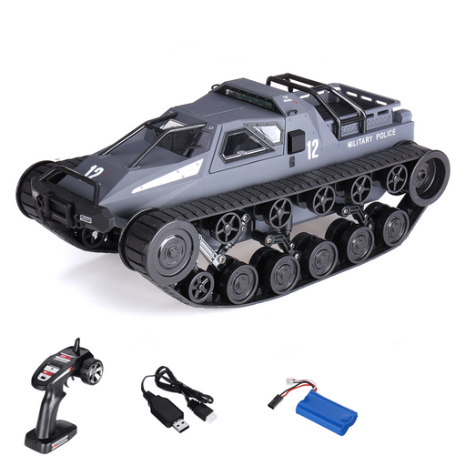 SG 1203 1/12 Drift RC Tank Car RTR with Two Batteries with LED Lights 2.4G High Speed Full Proportional Control RC Vehicle Models-RC Toys China-gray-RC Toys China