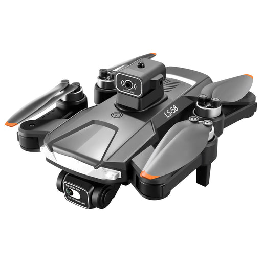 LSRC-LS58 GPS 5G WIFI FPV GPS With 4K HD Dual Camera Brushless Foldable RC Drone Quadcopter RTF 360° Obstacle Avoidance 25mins Flight Time-RC Toys China-RC Toys China