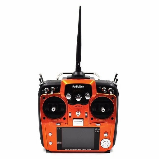Radiolink AT10II 12CH RC Transmitter and Receiver R12DS 2.4GHz DSSS&FHSS Spread Radio Remote Controller for RC Drone/Fixed Wing/Multicopters/Helicopter-transmitter-RC Toys China-Left Hand Throttle-RC Toys China