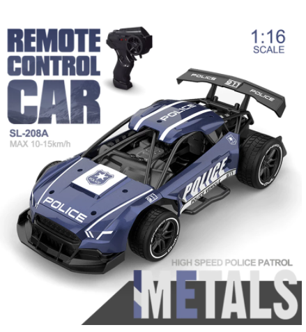 124 Remote Control Policeman Car Alloy Radio s High-Speed Metal Rc Drift s for Boy s RC Toys-玩具-RC Toys China-SL-209A-RC Toys China