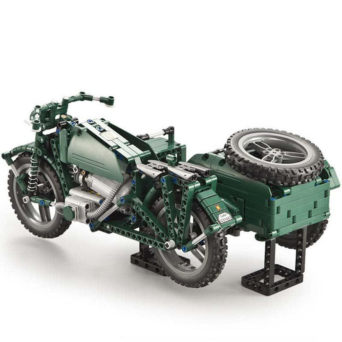 Double Eagle C51021 World War II RC Motorcycle Building Blocks-rc motorcycle-ZHENDUO-RC Toys China