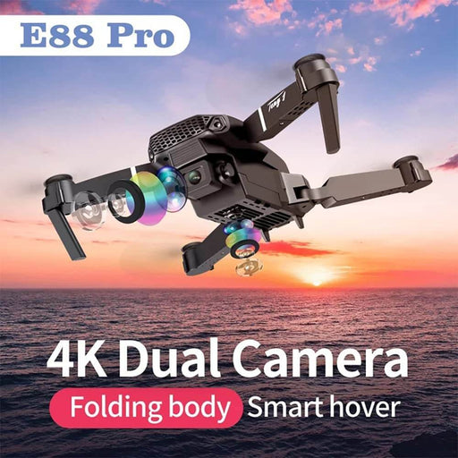 E88Pro Drone GPS HD 4K Dual-Camera FPV RC Quadcopter (US Stock)-玩具-RC Toys China-RC Toys China