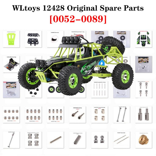 12428 Original Parts 0049-0089 Wltoys 12423 RC Car Spare-rc accessory-ZHENDUO-RC Toys China