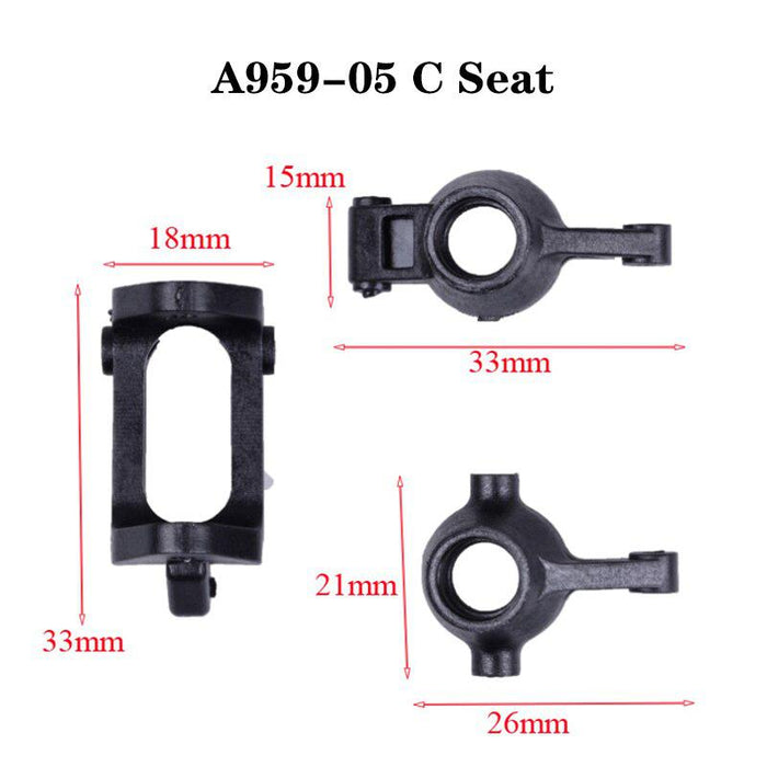 WLtoys 1:18 RC Car Spare Parts for A949/A959/A969/A979 High-Speed Car Original Accessories A959-01 To A949-57-rc accessory-ZHENDUO-A959-05-RC Toys China