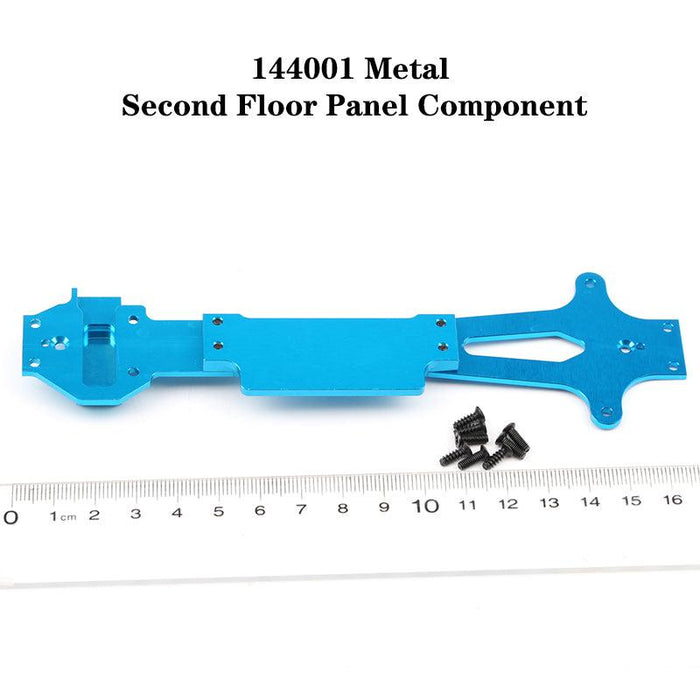 WLtoys 144001 1/14 RC Car Blue Upgrade Metal Spare Parts Swing Arm Wheel Steering Cup Tie Rod Kit Differential Accessories-rc accessory-ZHENDUO-RC Toys China