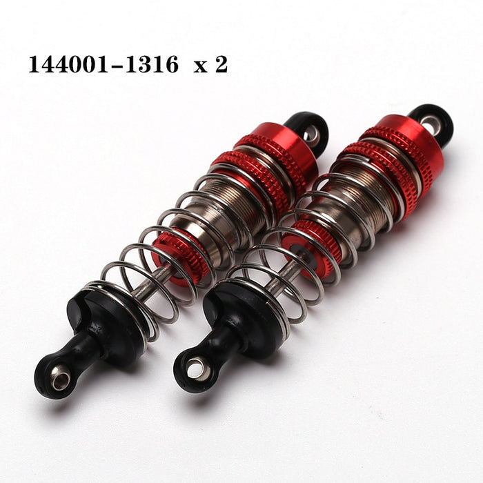 WLtoys 144001 1/14 RC Car Spare Parts Swing Arm C Seat Vehicle Bottom Motor Reduction Gear Cover Shock Absorbers Tire Wheels-rc accessory-ZHENDUO-1316 x2-RC Toys China