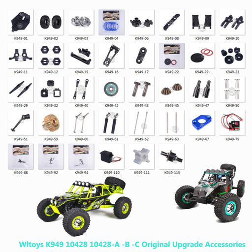 Wltoys K949 10428 10428-A 10428-B 10428-C Original Universal Upgrade Accessories Remote Control Car-rc accessory-ZHENDUO-RC Toys China