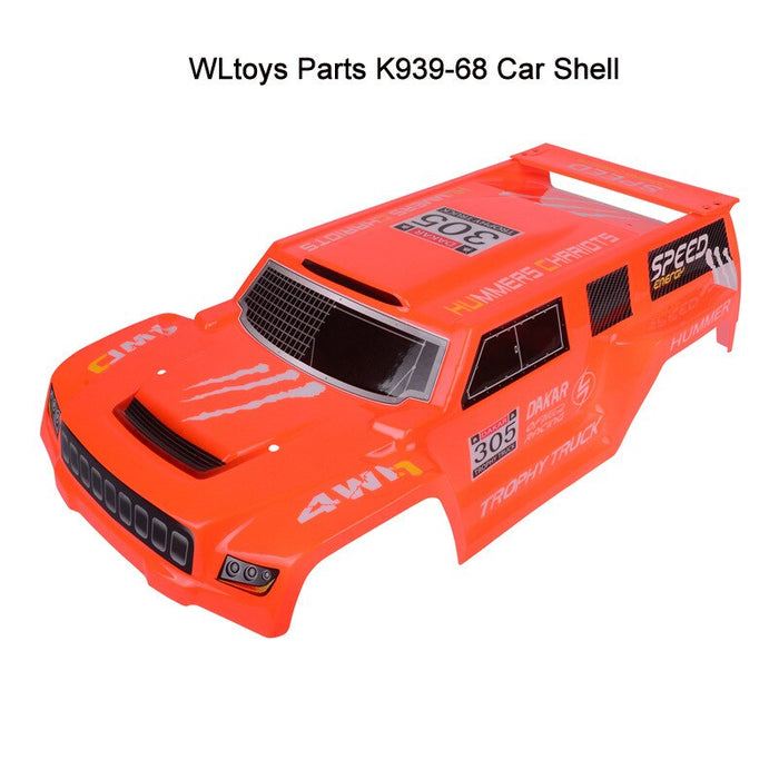Wltoys K939 1:10 Mountain Mouse Short Truck Full-scale High-speed Four-wheel Drive Off-road Vehicle Original Car Accessories-rc accessory-ZHENDUO-K939-68 Orange-RC Toys China