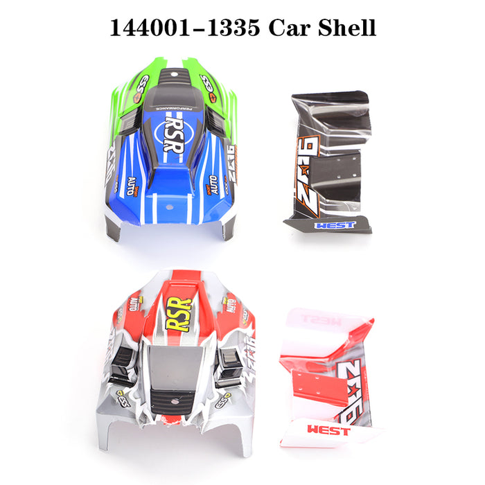 WLtoys 144001 1/14 RC Car Spare Parts Swing Arm C Seat Vehicle Bottom Motor Reduction Gear Cover Shock Absorbers Tire Wheels-rc accessory-ZHENDUO-RC Toys China