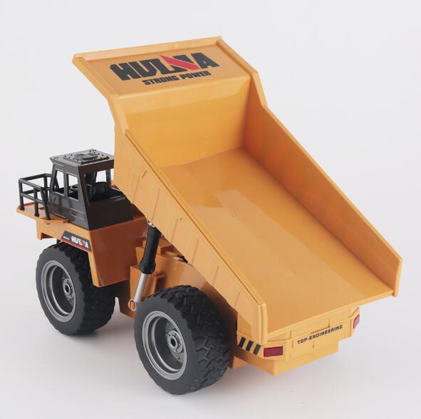 HUINA 540 Metal Dump Truck RC Contruction Vehicle 1/18 2.4G 6 Channels-rc truck-ZHENDUO-RC Toys China